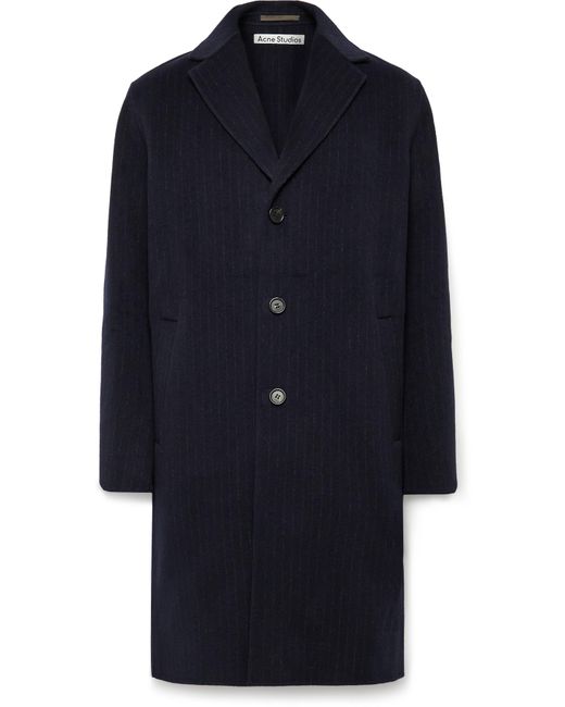 Acne Studios Pinstriped Double-Faced Wool Coat