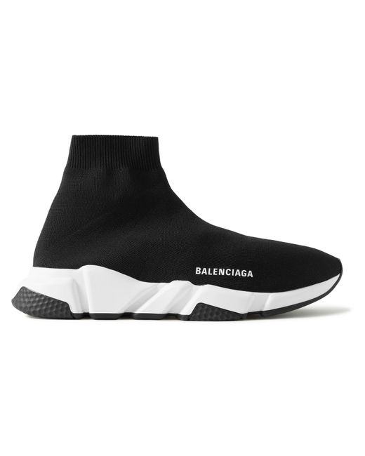 Balenciaga Speed Recycled Stretch-Knit Slip-On Sneakers