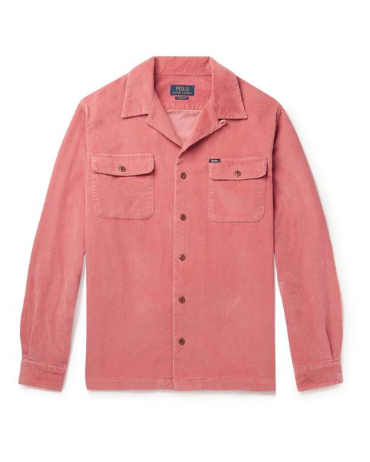 Polo Ralph Lauren Convertible-Collar Cotton-Corduroy Overshirt