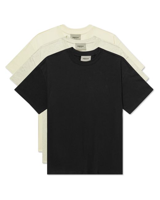 Fear of God ESSENTIALS Three-Pack Cotton-Blend Jersey T-Shirts