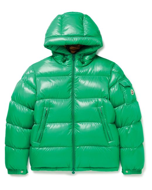 Moncler Ecrins Quilted Shell Hooded Down Jacket