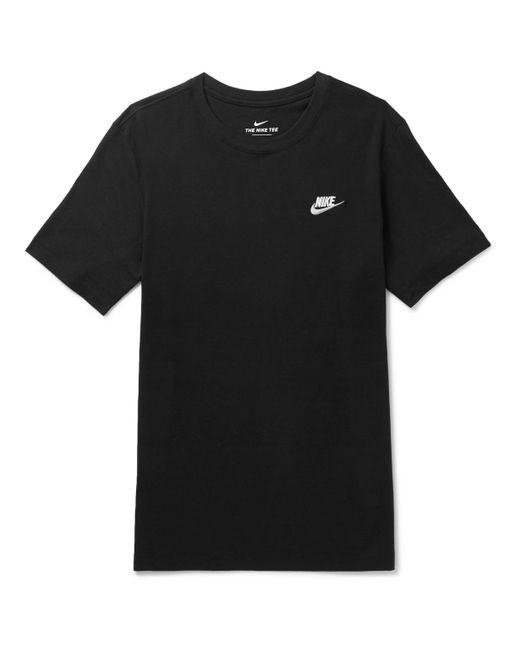 Nike Logo-Embroidered Cotton-Jersey T-Shirt
