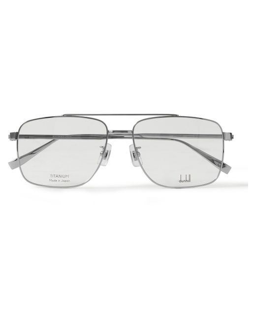 Dunhill Aviator-Style Titanium Optical Glasses