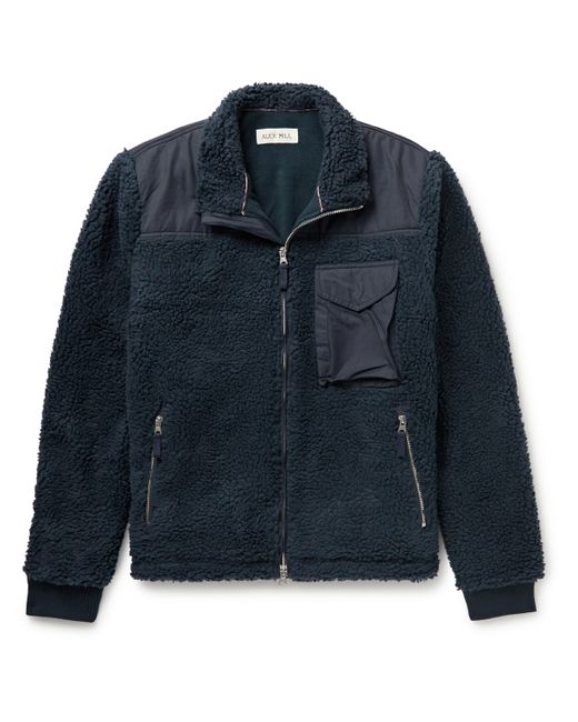 Alex Mill Twill-Trimmed Recycled Sherpa Jacket