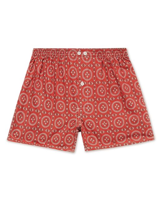 Anonymous Ism Printed Cotton Boxer Shorts