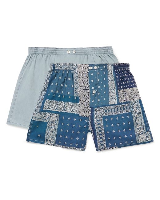 Anonymous Ism Two-Pack Cotton Boxer Shorts