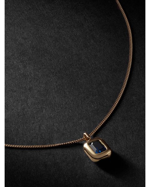 Vada Bubble Sapphire Pendant Necklace