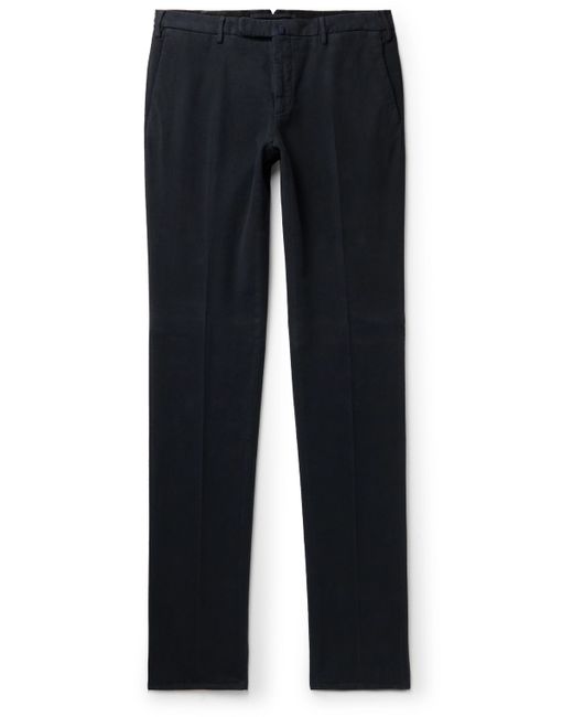 Incotex Slim-Fit Stretch-Cotton Moleskin Trousers