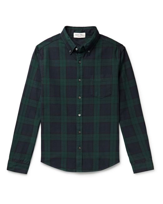 Alex Mill Mill Button-Down Collar Checked Cotton Shirt