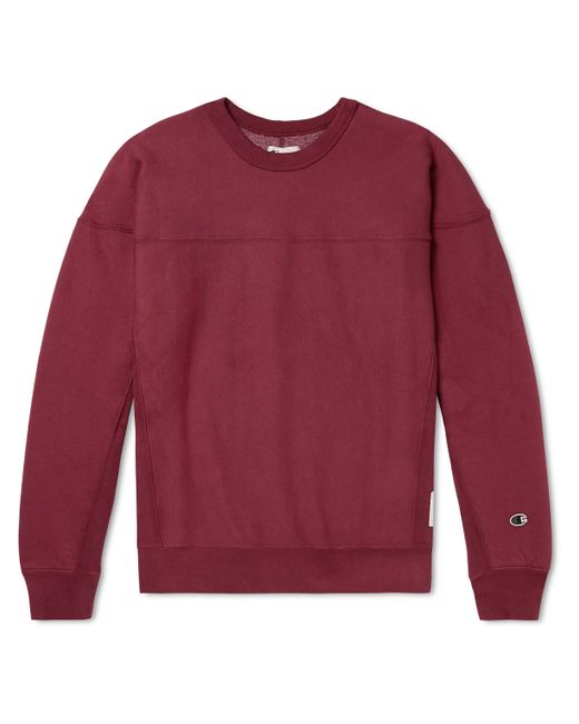 Champion Organic Cotton-Blend Jersey Sweatshirt