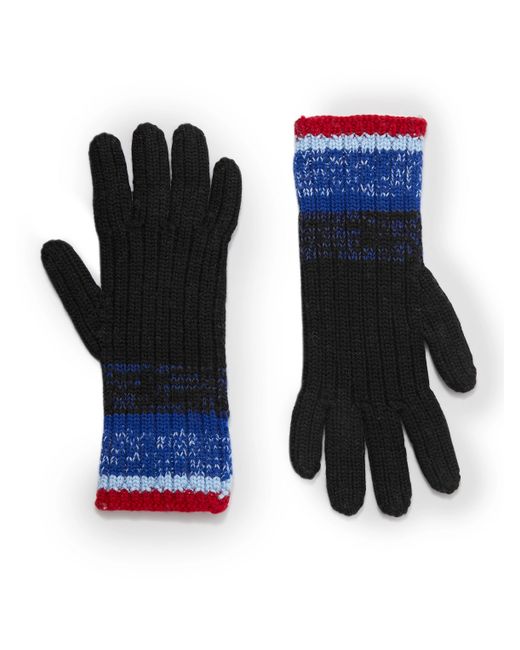 Missoni Striped Ribbed Wool Gloves