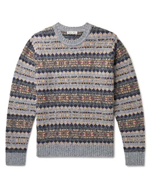Alex Mill Fair Isle Knitted Sweater