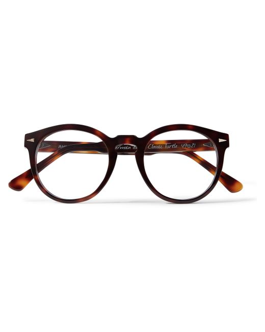 Ahlem St Germain Round-Frame Tortoiseshell Optical Glasses