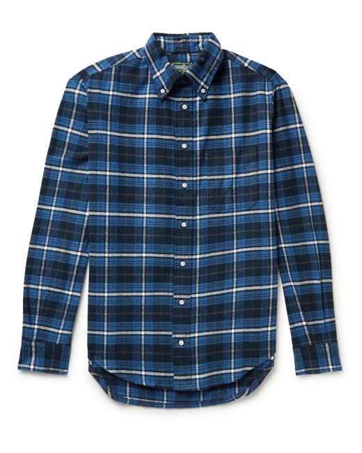 Gitman Vintage Button-Down Collar Brushed Cotton-Flannel Shirt