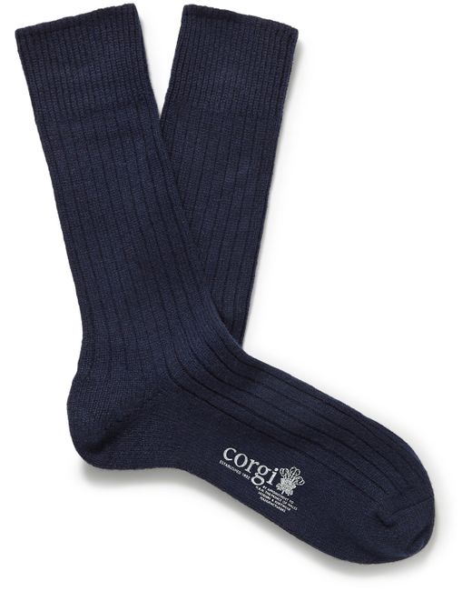 Kingsman Ribbed Cashmere Socks