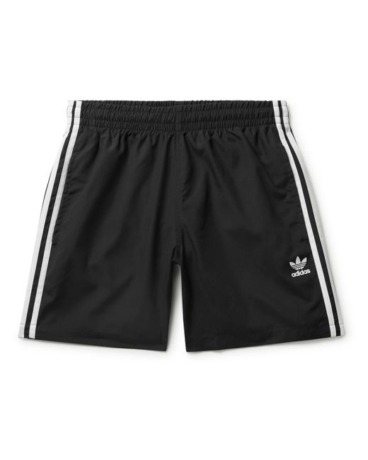 Adidas Originals Mid-Length Striped Primegreen Swim Shorts
