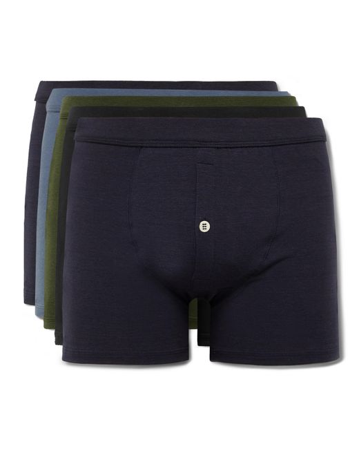 Hamilton & Hare Five-Pack Stretch Lyocell and Cotton-Blend Boxer Briefs