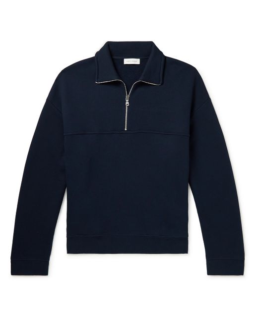 Ninety Percent Organic Cotton-Jersey Half-Zip Sweatshirt