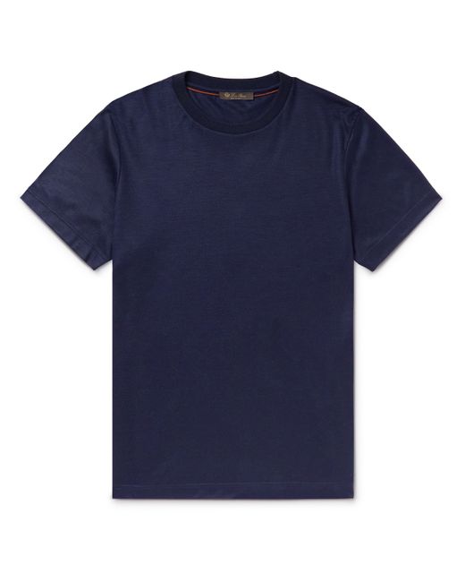 Loro Piana Cashmere-Piqué T-Shirt