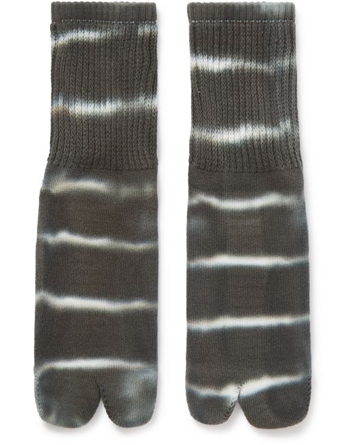 Rostersox Tabi Split-Toe Tie-Dyed Cotton-Blend Socks