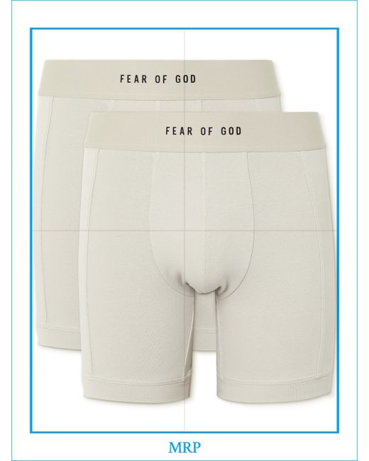 Fear Of God Two-Pack Stretch-Cotton Jersey Boxer Briefs