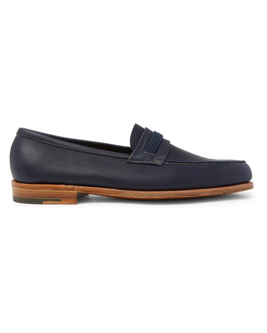 John Lobb Tore Leather Penny Loafers