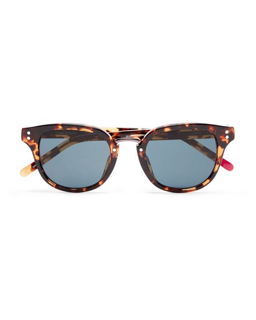 Oliver Spencer Conrad Round-Frame Acetate Sunglasses