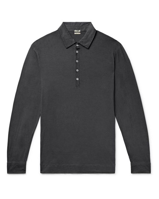 Massimo Alba Ischia Slub Cotton-Jersey Polo Shirt