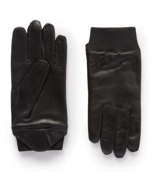 Hestra Adrian Leather and Wool-Blend Gloves