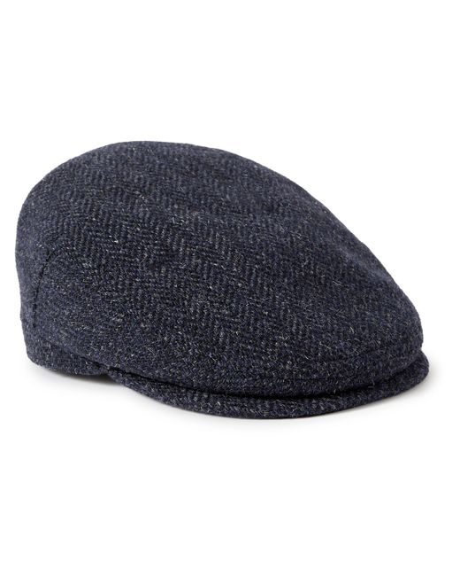 Kingsman Lock Co Hatters Checked Wool-Tweed Flat Cap