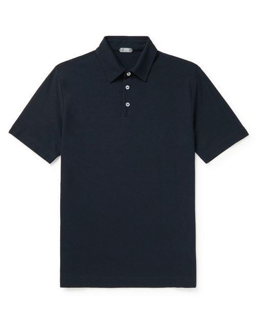 Incotex Slim-Fit Ice Cotton-Jersey Polo Shirt
