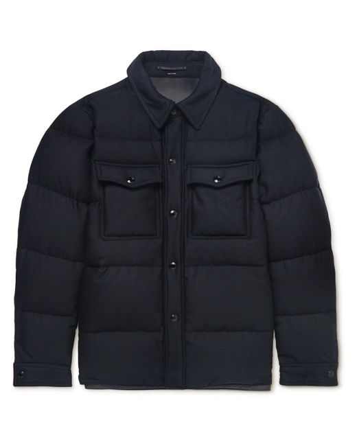 Tom Ford Cashmere and Wool-Bend Down Jacket