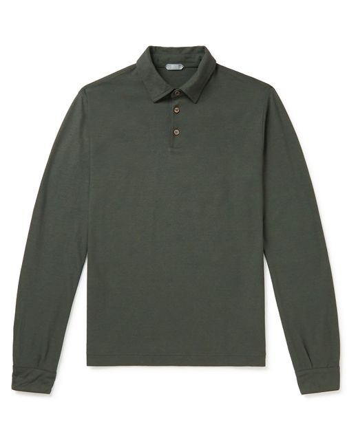 Incotex Slim-Fit Ice Cotton-Jersey Polo Shirt