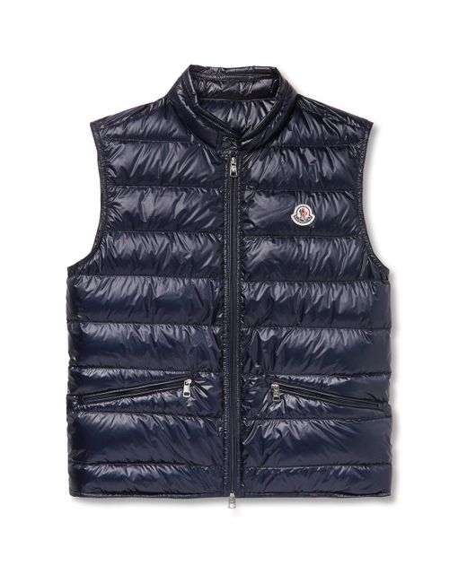 Moncler Slim-Fit Quilted Shell Down Gilet