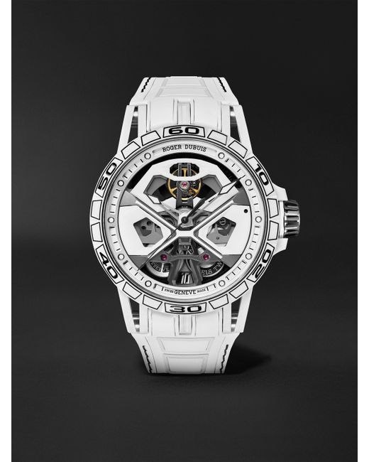Roger Dubuis Excalibur Huracán Limited Edition Automatic Skeleton 45mm Ceramic Watch Ref. No. EX0947