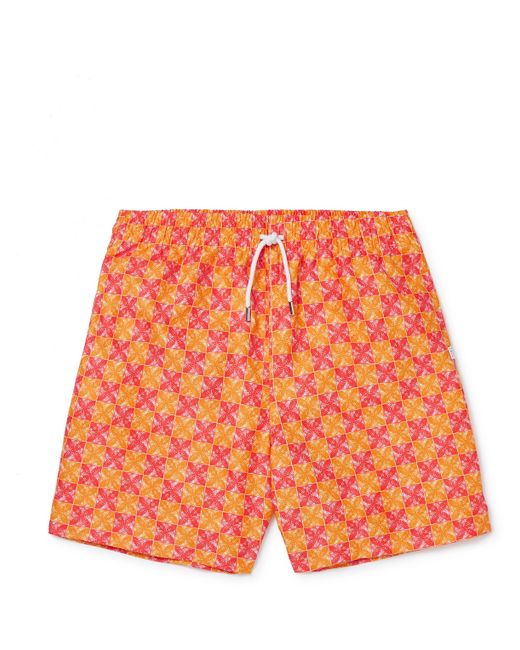 Derek Rose Mid-Length Printed Swim Shorts