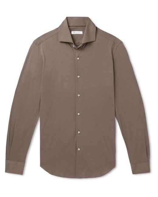 Loro Piana Andrew Slim-Fit Cotton-Jersey Shirt
