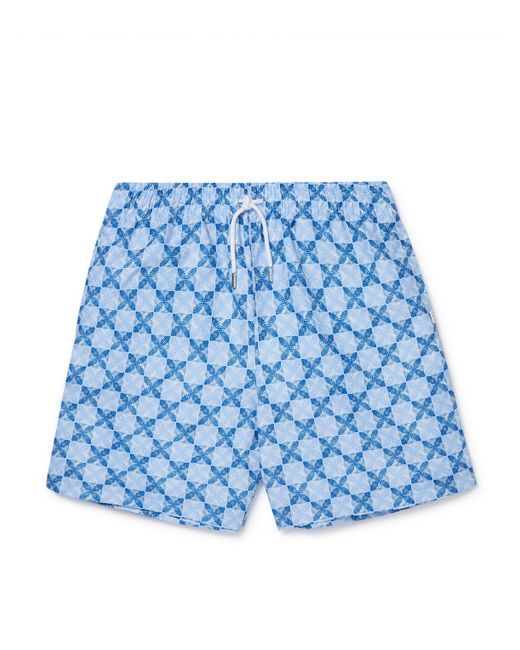 Derek Rose Mid-Length Printed Swim Shorts