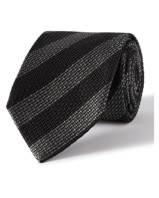 Tom Ford 8cm Striped Silk-Jacquard Tie