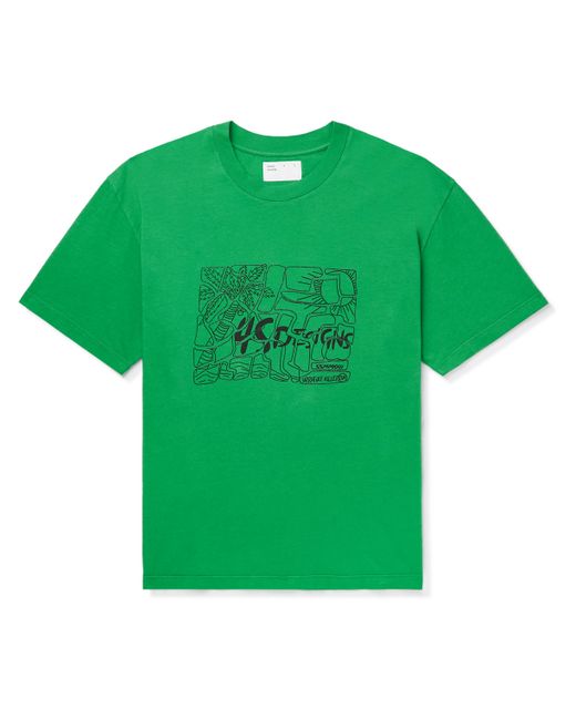 4Sdesigns Printed Cotton-Jersey T-Shirt