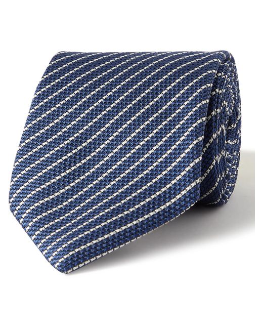 Charvet 8.5cm Striped Silk-Jacquard Tie