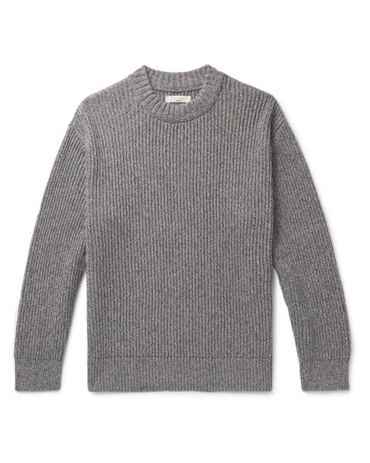 Nudie Jeans Ribbed Cotton-Blend Sweater