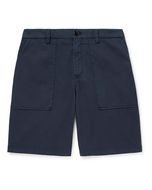 Brunello Cucinelli Straight-Leg Garment-Dyed Cotton-Blend Twill Shorts