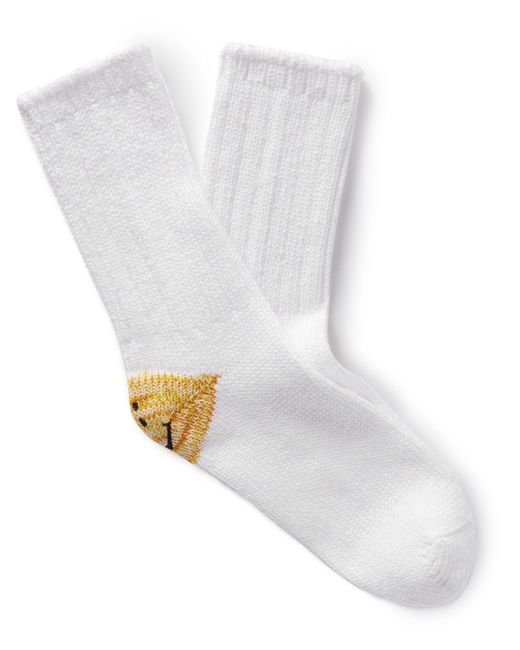 Kapital Intarsia Cotton-Blend Socks