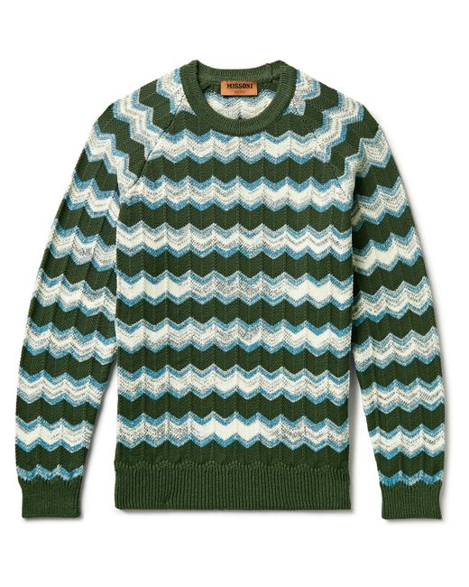Missoni Intarsia Cotton-Blend Sweater