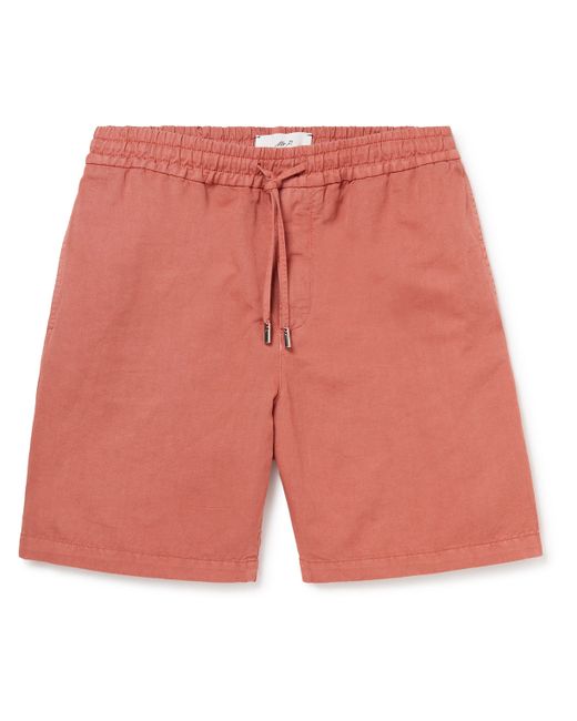 Mr P. Mr P. Cotton and Linen-Blend Twill Drawstring Shorts