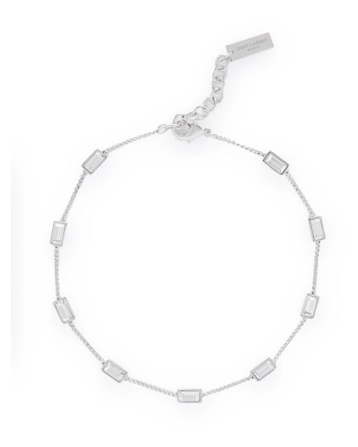 Saint Laurent Tone Crystal Bracelet