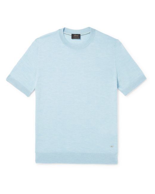 Brioni Cashmere and Silk-Blend T-Shirt