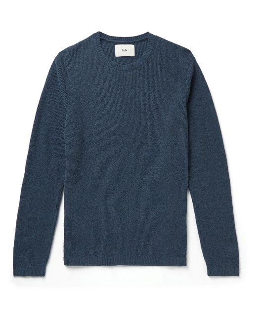 Folk Ribbed Organic Cotton-Blend Sweater