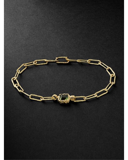 Healers Fine Jewelry Recycled Tourmaline Chain Bracelet